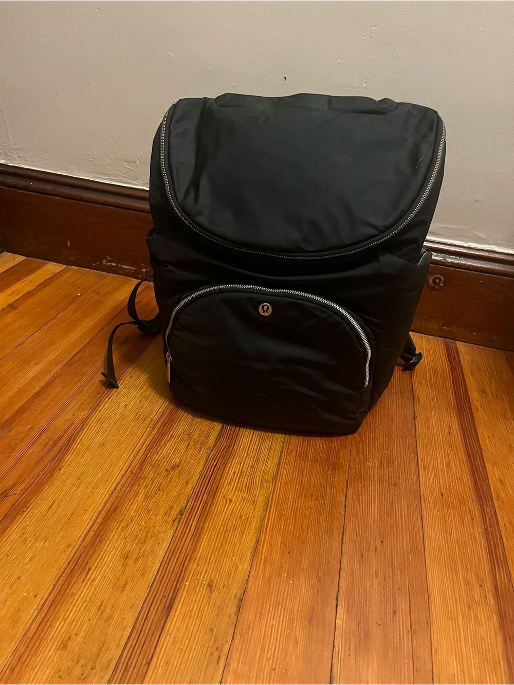 lululemon black diaper bag